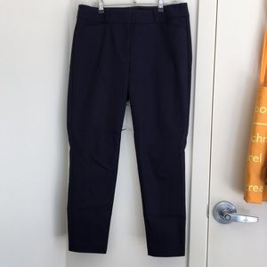 LOFT Julie Skinny Trouser Pant in Navy